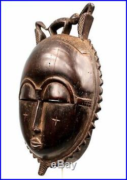 Art Africain Masque Yaouré Yohoure African Mask Finesse Remarquable 27 Cms