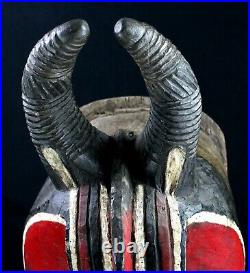 Art Africain Premier Ancien & Authentique Masque Baoulé Goli Glin 66 Cms +++