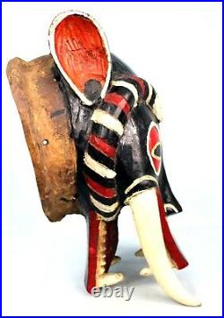 Art Africain Rare & Authentique Masque Goli Glin Elephant Baoulé 55 cms ++++