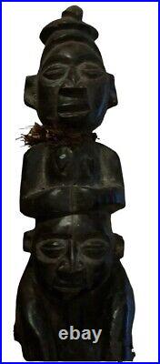 Art Africain Rare Ethnie Yaka Culte Des Jumeaux