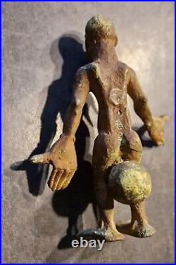 Art Africain Statuette Ancienne Bronze Caricature Erotique