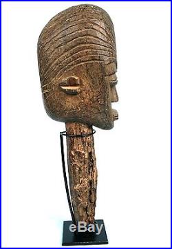 Art Africain Très Ancien Poteau de Champ Lobi Pièce Soclée 38,5 Cms ++++++