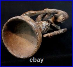 Art Africain Tribal Afrique Cavalier Bois Yoruba Divination Horserider 22 Cms