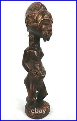 Art Africain Tribal Primitif Ethnographique Époux Mystique Baoulé 26,5 cms