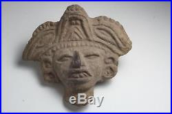 Art Précolombien Tête Zapotèque Mexique 600 900 après J. C