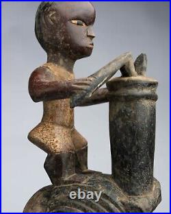 Art Premier Ancien Tribal Africain, Masque Gouro Gu, Gou, Rci D039c