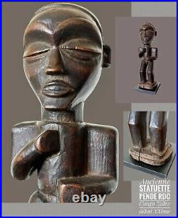 Art Tribal Africain RARE Ancienne Statuette PENDE RDC Congo Zaïre début XXème