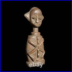 Art Tribal Africain Statue sculptée en bois tribal Power Figure Nkisi