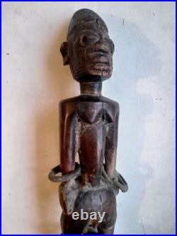 Art Tribal Ibeji Ibedji Ancienne Statuette Yoruba Nigeria Afrique venavi