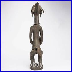 Art Tribal Premier Africain, Statue Ancienne, Maternité Senoufo, Rci D086