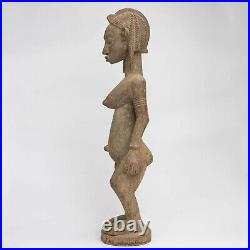 Art Tribal Premier Africain, Statue Ancienne, Maternité Senoufo, Rci D096