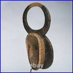 Art Tribal Premier Ancien Africain, Masque Baoulé Klpe Klpe Du Goli D044c