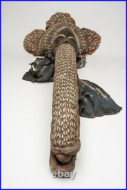 Art Tribal Premier Ancien Africain, Masque Dan A Trompe D'elephant A007
