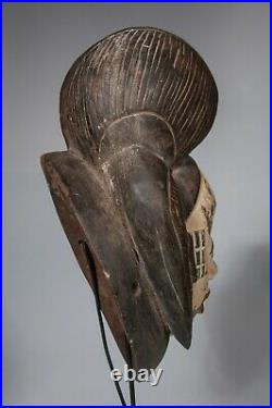 Art Tribal Premier Ancien Africain, Masque Punu Okuyi, Gabon D101c
