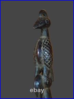 Art africain. Louche de cérémonie. 48 cm. Ethnie Fang. Gabon. Afrique