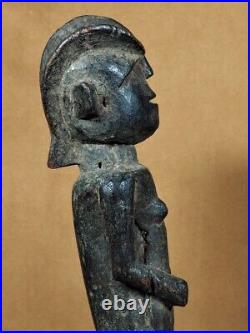 Art africain. Rare statuette de fécondité. Ethnie Mbala. R. D. CONGO. Afrique