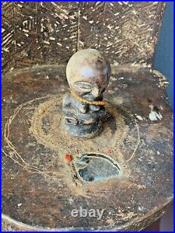 Art africain Siège de divination LUBA/ LUBOKO Congo (RDC) Zambie
