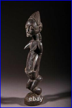 Art africain Statuette Baoulé 1953