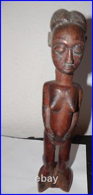 Art africain ancien statuette Baoulé