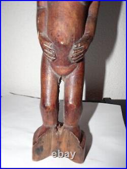 Art africain ancien statuette Baoulé