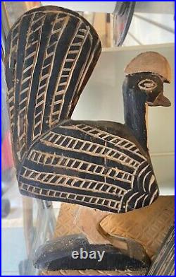 Art africain bronze et bois, ancien sans doute du Gabon