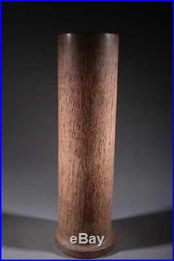 Artisanat africain colonne en bois de cocotier