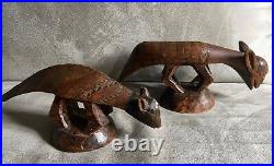 Arts Premiers Ancienne Sculpture Animaux Afrique