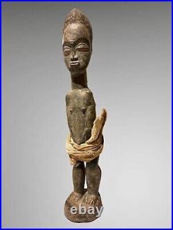 Arts Premiers Art Africain Ancien Statue Fétiche BAOULÉ Old Baule Tribal Figure