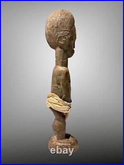 Arts Premiers Art Africain Ancien Statue Fétiche BAOULÉ Old Baule Tribal Figure