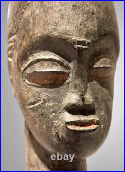 Arts Premiers Art Africain Ancien Statue Fétiche BAOULÉ Old Baule Tribal Figure