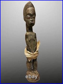 Arts Premiers Art Africain Ancien Statue Fétiche BAOULÉ Old Baule Tribal Figure