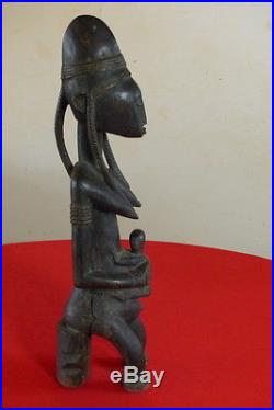 Arts Premiers Art Africain Objets Ethniques Statuette Bois Maternite