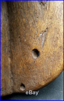 Authentique Masque DEGE singe noir Dogon Mali 37 cm
