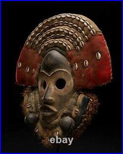 B066 Masque Dan, Dan Mask, Art Tribal, Art Premier, Art Africain