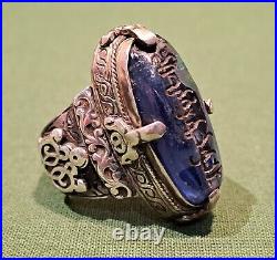 Bague Persanne Saphir Et Argent