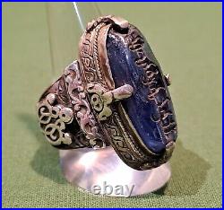 Bague Persanne Saphir Et Argent