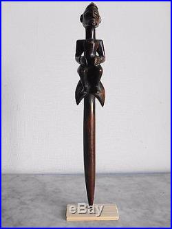 Baton de commandement SENOUFO 43cm Art tribal ethnique primitif africain