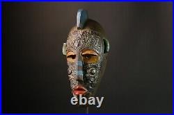 Beau masque africain LWALWA Lwalu Congo Afrique décor tribal de collection