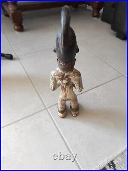 Belle Statue Igbo Fétiche Maternité Femme avec enfant