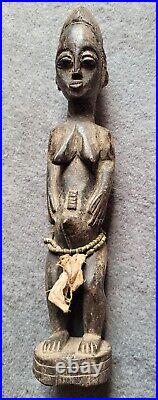 Belle statuette Baoulé Baule Côte d'Ivoire African Art africain Afrikanische Ku