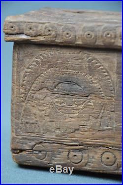 Boîte précolombienne en bois Pérou Chimu 1100/1470 ap JC Pre-columbian box