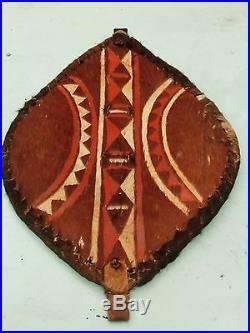 Bouclier Massai Kenya Peau De Buffle Shield Leather