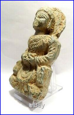 Bouddha Du Gandhara Sculpte En Schiste- 200/400 Ad Gandharan Carved Stone Buddha