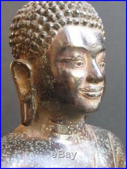 Bouddha Khmer en Bronze du CAMBODGE