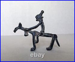 Bronze cavalier DJENNE Mali figure equestre art tribal primitifs