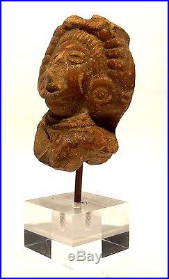 Buste Precolombien Maya Guatemala 200 / 500 Ad Pre-columbian Mayan Head