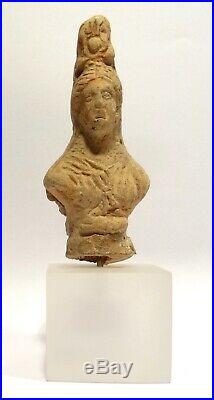 Buste Romain Femme En Terre Cuite 100 Bc Roman Terracotta Fashion Woman Bust