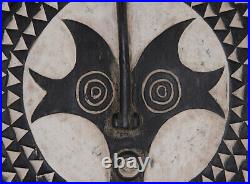 Bwa Masque Soleil planche 48 cm Burkina Faso Art primitif africain 17241