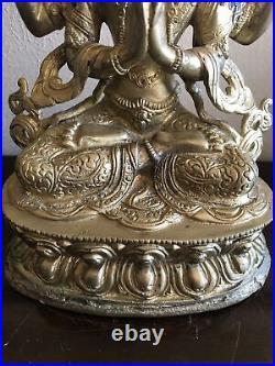 CHINE Rare Et Ancienne statue Asiatique bouddha bronze