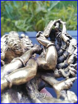 China Tibet Gilt bronze yamantaka